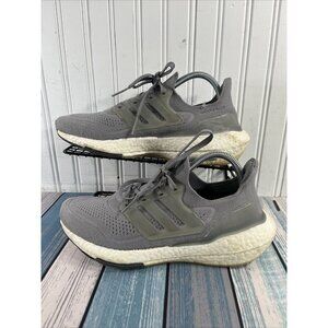 Men's Adidas UltraBoost 21 Athletic Running Shoe Grey FY0381 US 7 NO INSOLES